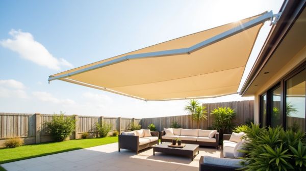 Transformez votre espace extérieur avec une voile d'ombrage sur mesure